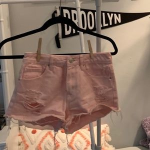 Pink Pacsun Denim Shorts